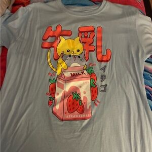 Hot Topic cats Graphic Tee